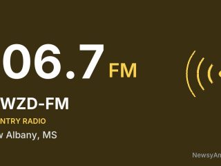 WWZD-FM 106.7 FM, New Albany, MS
