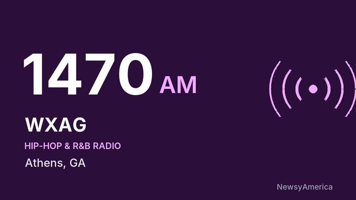 WXAG 1470 AM – Athens