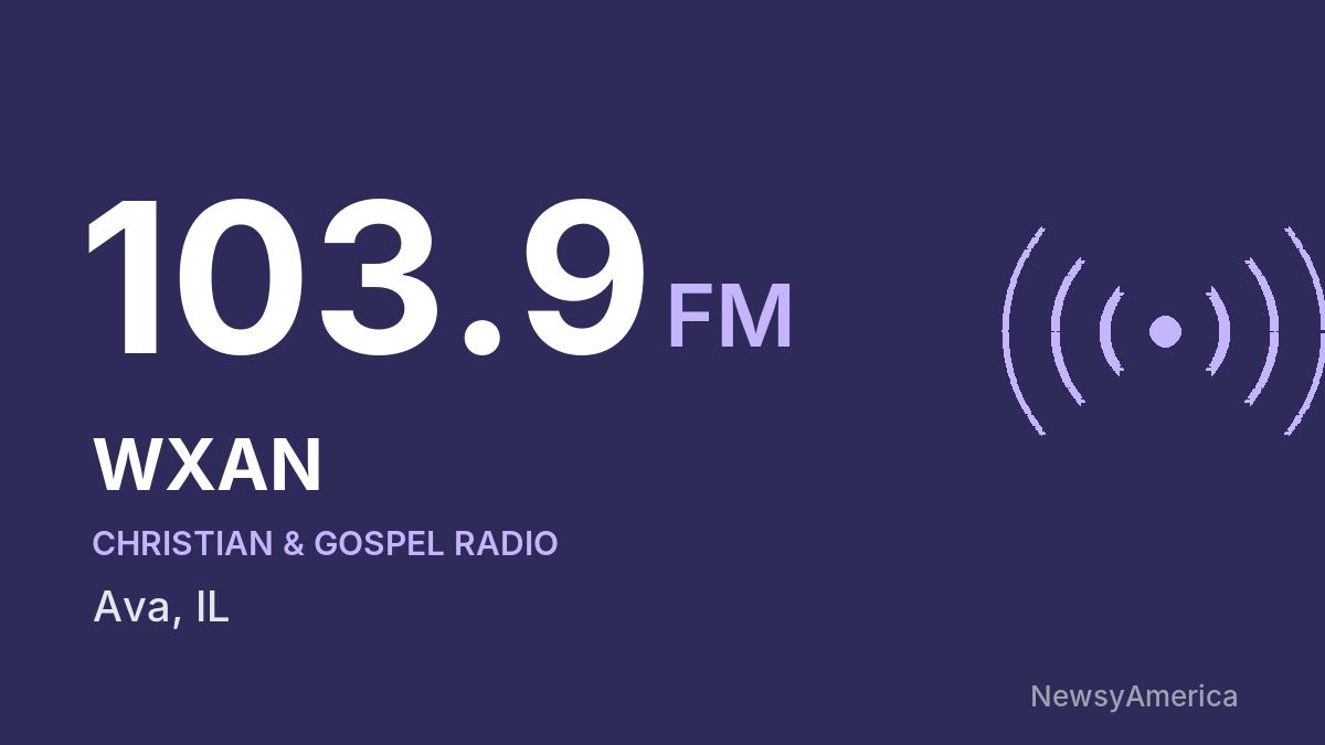 WXAN 103.9 FM – Ava