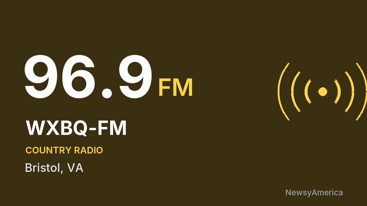 WXBQ-FM 96.9 FM – Bristol