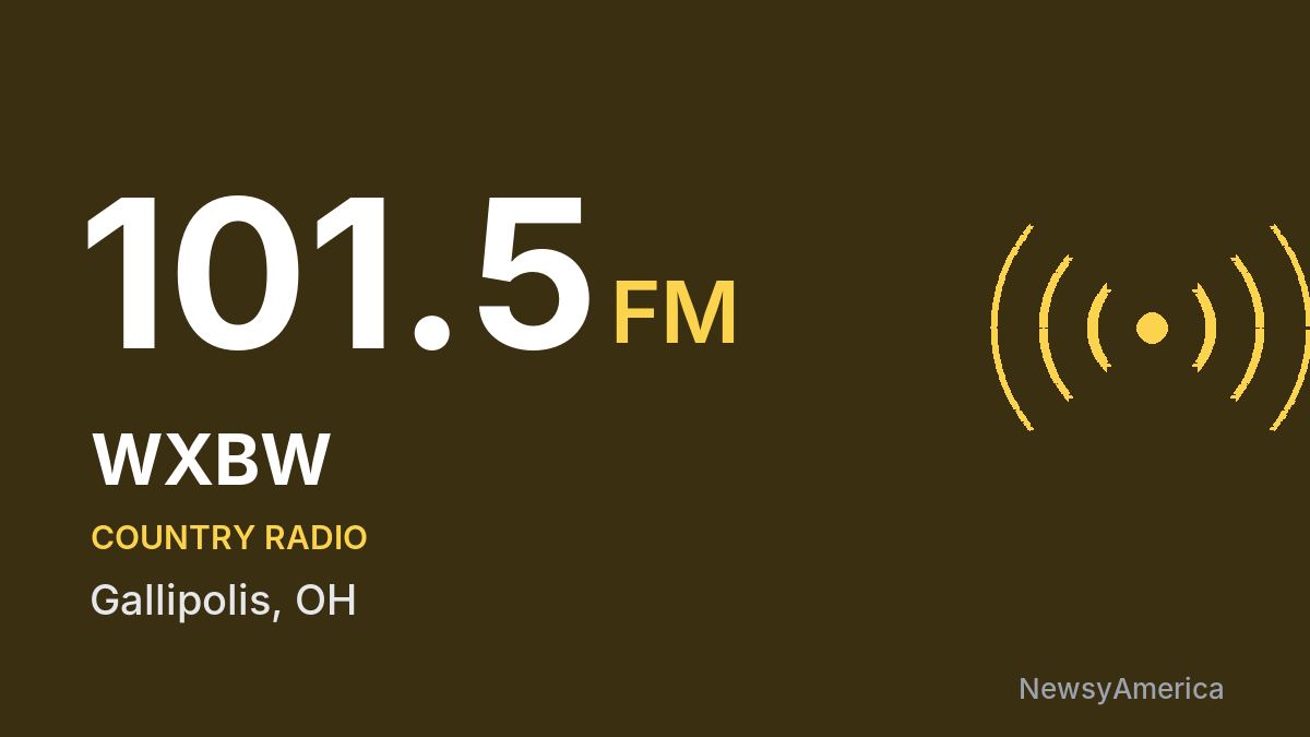 WXBW 101.5 FM – Gallipolis