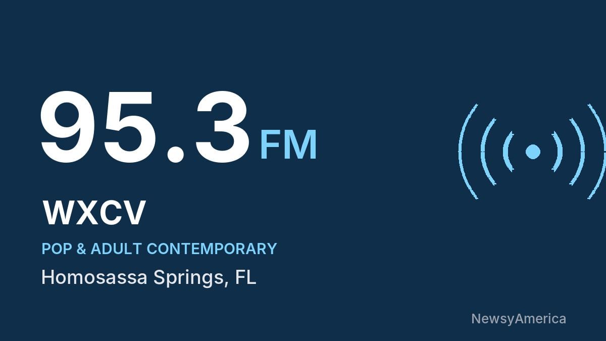 WXCV 95.3 FM – Homosassa Springs