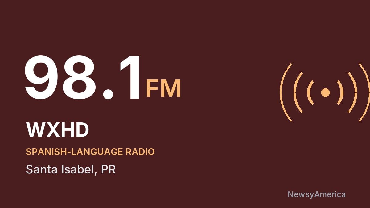 WXHD 98.1 FM – Santa Isabel