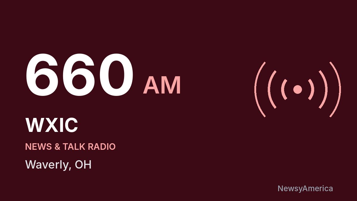 WXIC 660 AM – Waverly