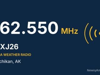 WXJ26 NOAA Weather Radio 162.550 MHz, Ketchikan, AK