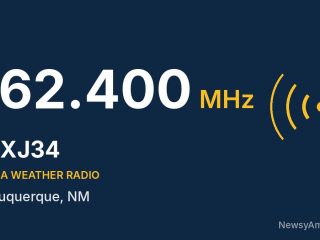 WXJ34 NOAA Weather Radio 162.400 MHz, Albuquerque, NM