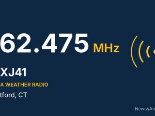 WXJ41 NOAA Weather Radio 162.475 MHz, Hartford, CT