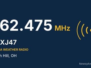 WXJ47 NOAA Weather Radio 162.475 MHz, High Hill, OH