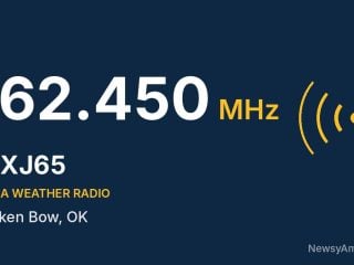 WXJ65 NOAA Weather Radio 162.450 MHz, Broken Bow, OK