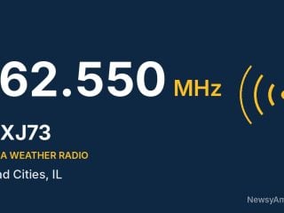 WXJ73 NOAA Weather Radio 162.550 MHz, Quad Cities, IL