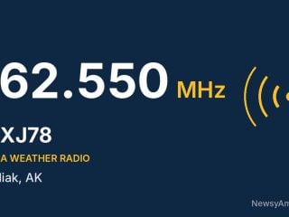 WXJ78 NOAA Weather Radio 162.550 MHz, Kodiak, AK