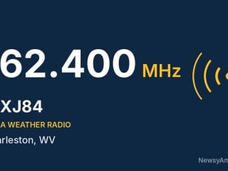 WXJ84 NOAA Weather Radio 162.400 MHz, Charleston, WV