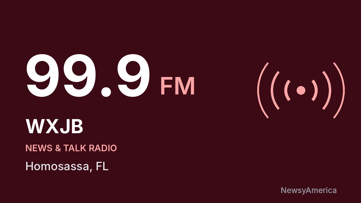 WXJB 99.9 FM – Homosassa