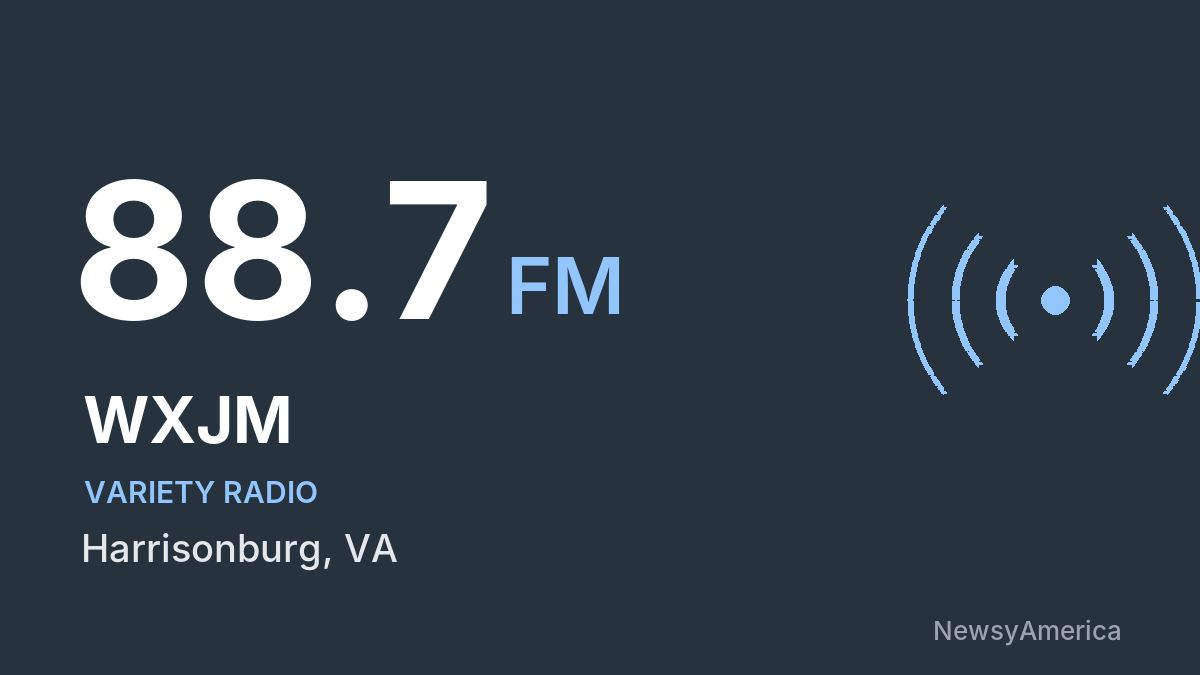 WXJM 88.7 FM – Harrisonburg