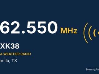 WXK38 NOAA Weather Radio 162.550 MHz, Amarillo, TX