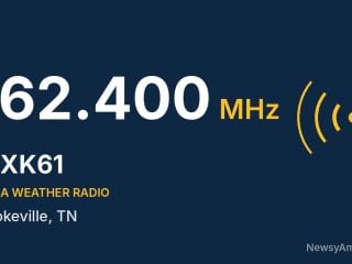 WXK61 NOAA Weather Radio 162.400 MHz, Cookeville, TN