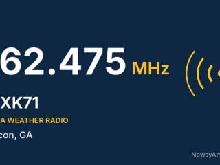 WXK71 NOAA Weather Radio 162.475 MHz, Macon, GA