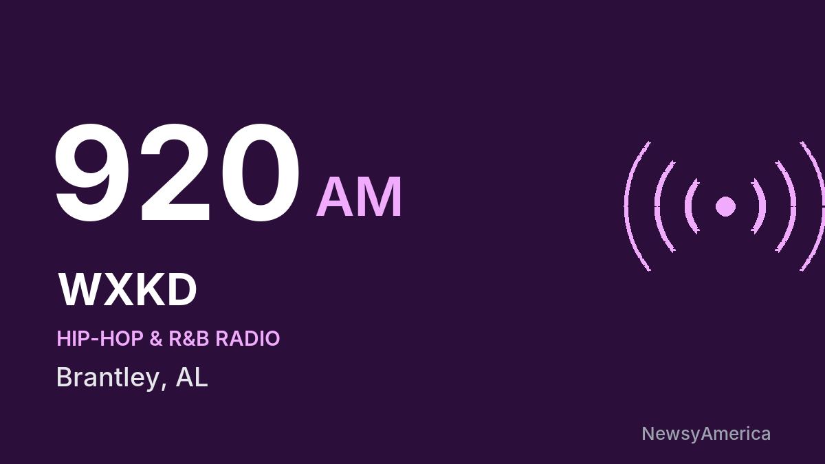 WXKD 920 AM – Brantley