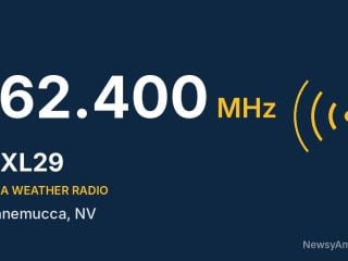 WXL29 NOAA Weather Radio 162.400 MHz, Winnemucca, NV