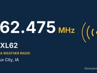 WXL62 NOAA Weather Radio 162.475 MHz, Sioux City, IA