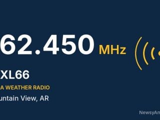 WXL66 NOAA Weather Radio 162.450 MHz, Mountain View, AR