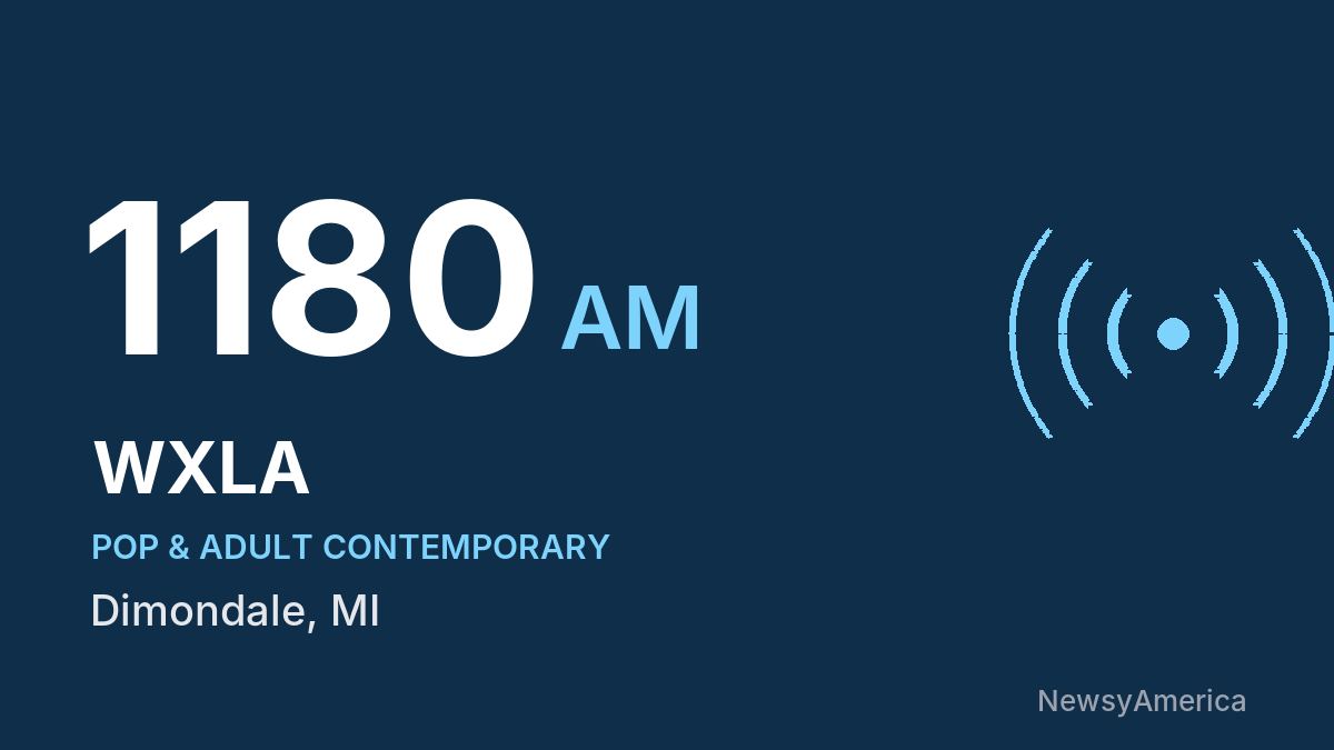 WXLA 1180 AM – Dimondale