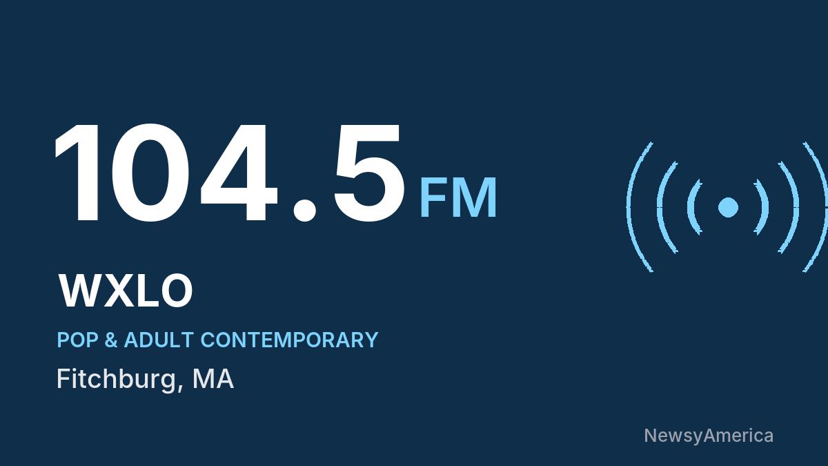 WXLO 104.5 FM – Fitchburg