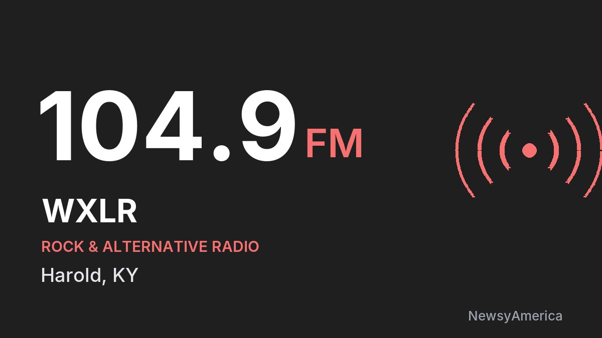 WXLR 104.9 FM – Harold
