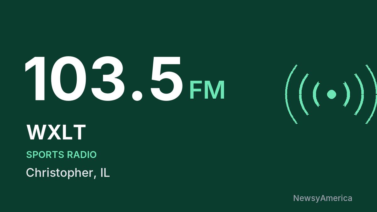 WXLT 103.5 FM – Christopher