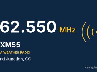 WXM55 NOAA Weather Radio 162.550 MHz, Grand Junction, CO