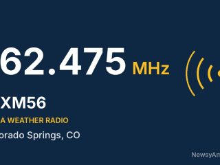 WXM56 NOAA Weather Radio 162.475 MHz, Colorado Springs, CO