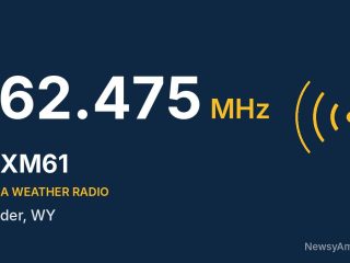 WXM61 NOAA Weather Radio 162.475 MHz, Lander, WY