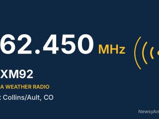 WXM92 NOAA Weather Radio 162.450 MHz, Fort Collins/Ault, CO