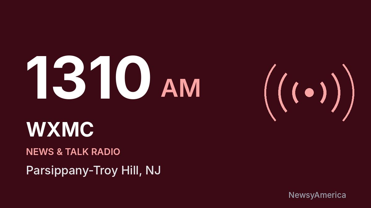 WXMC 1310 AM – Parsippany-Troy Hill