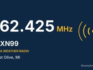 WXN99 NOAA Weather Radio 162.425 MHz, West Olive, MI