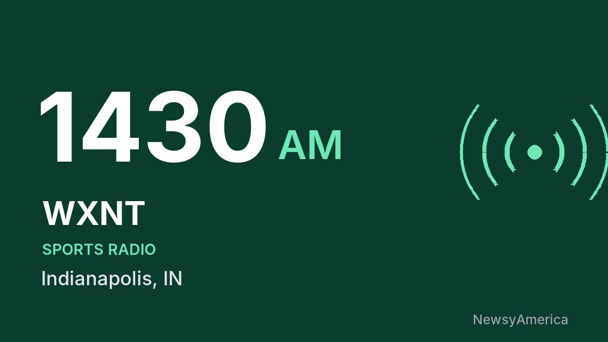WXNT 1430 AM – Indianapolis