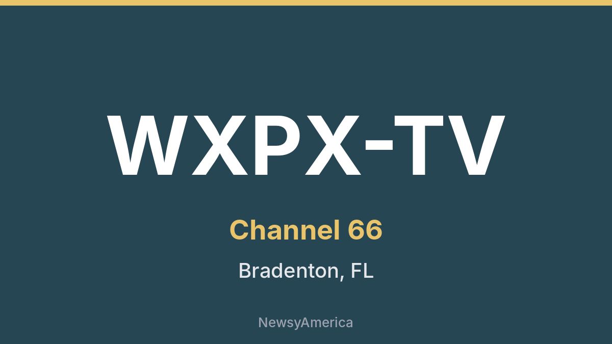 WXPX-TV – Channel 66 Tampa