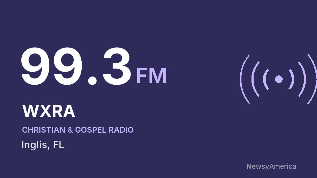 WXRA 99.3 FM – Inglis