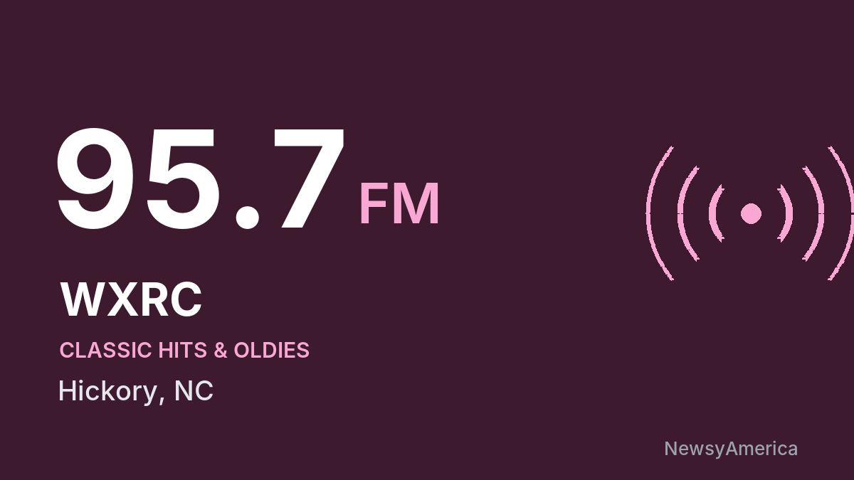 WXRC 95.7 FM – Hickory