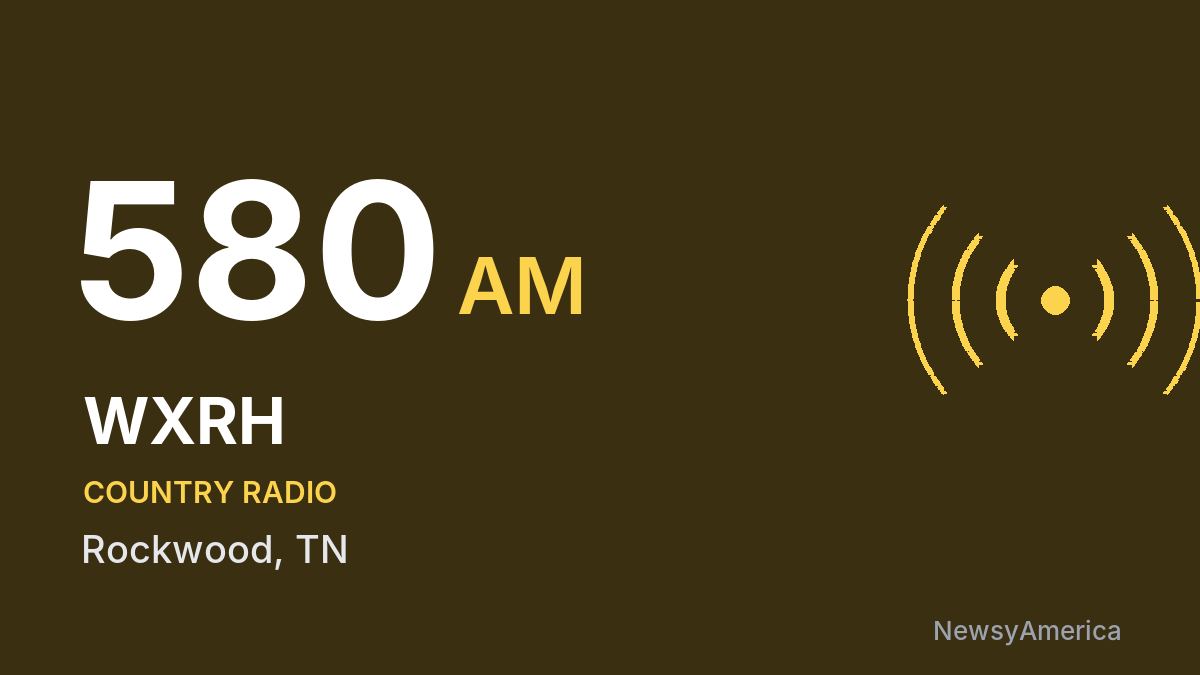 WXRH 580 AM – Rockwood