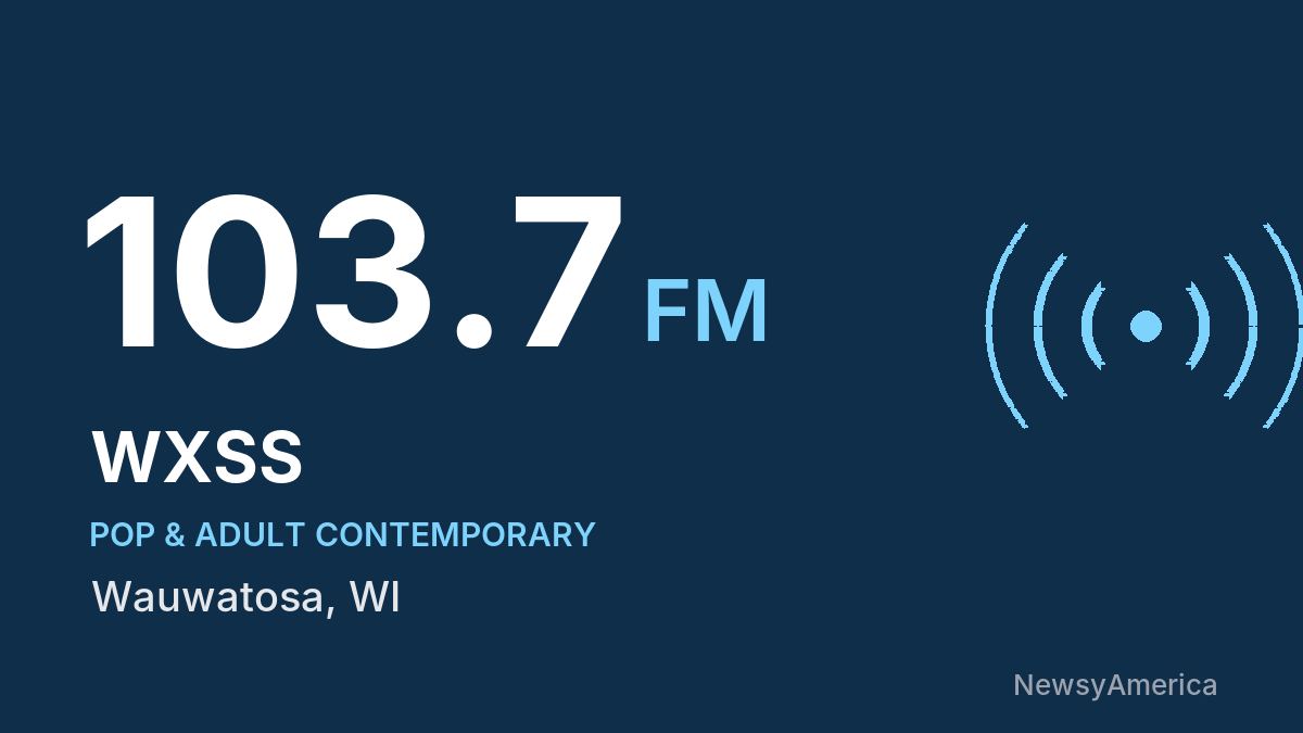 WXSS 103.7 FM – Wauwatosa