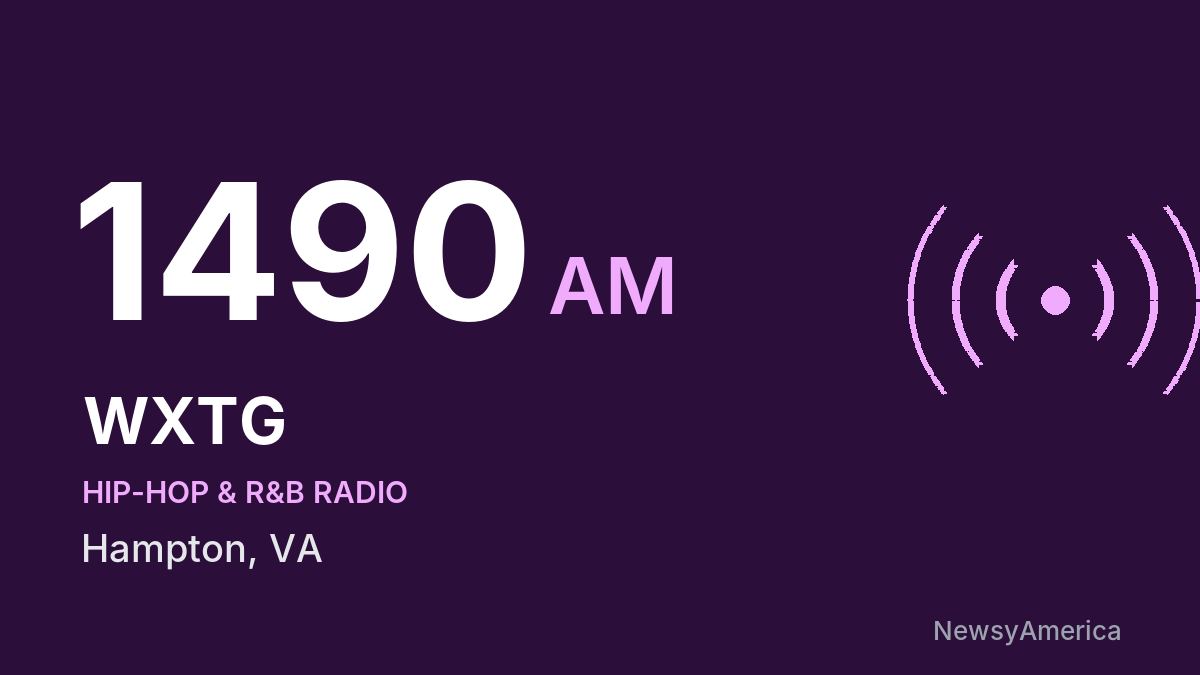 WXTG 1490 AM – Hampton