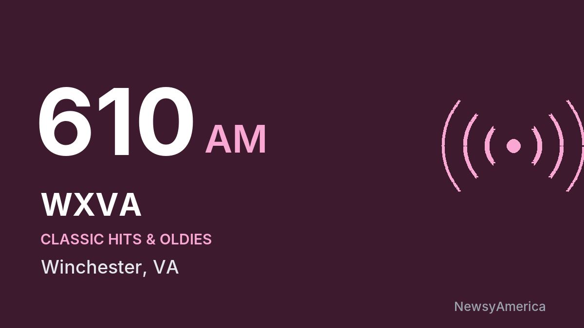 WXVA 610 AM – Winchester