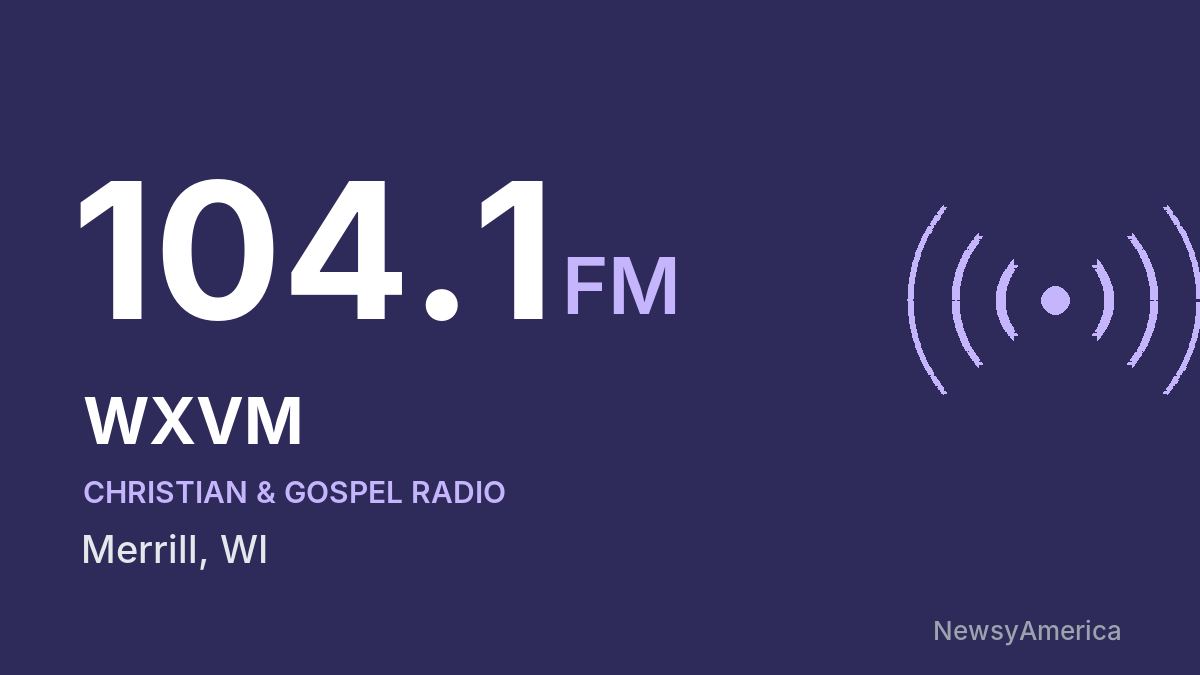 WXVM 104.1 FM – Merrill