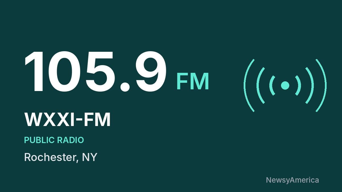 WXXI-FM 105.9 FM – Rochester