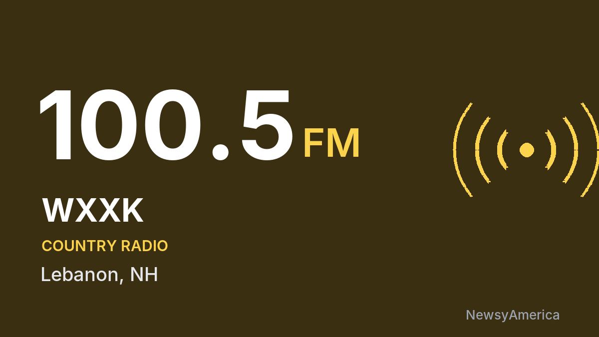 WXXK 100.5 FM – Lebanon