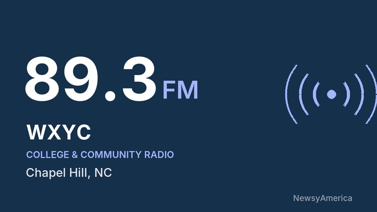 WXYC 89.3 FM – Chapel Hill