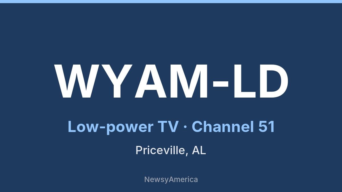 WYAM-LD – Channel 51 Priceville