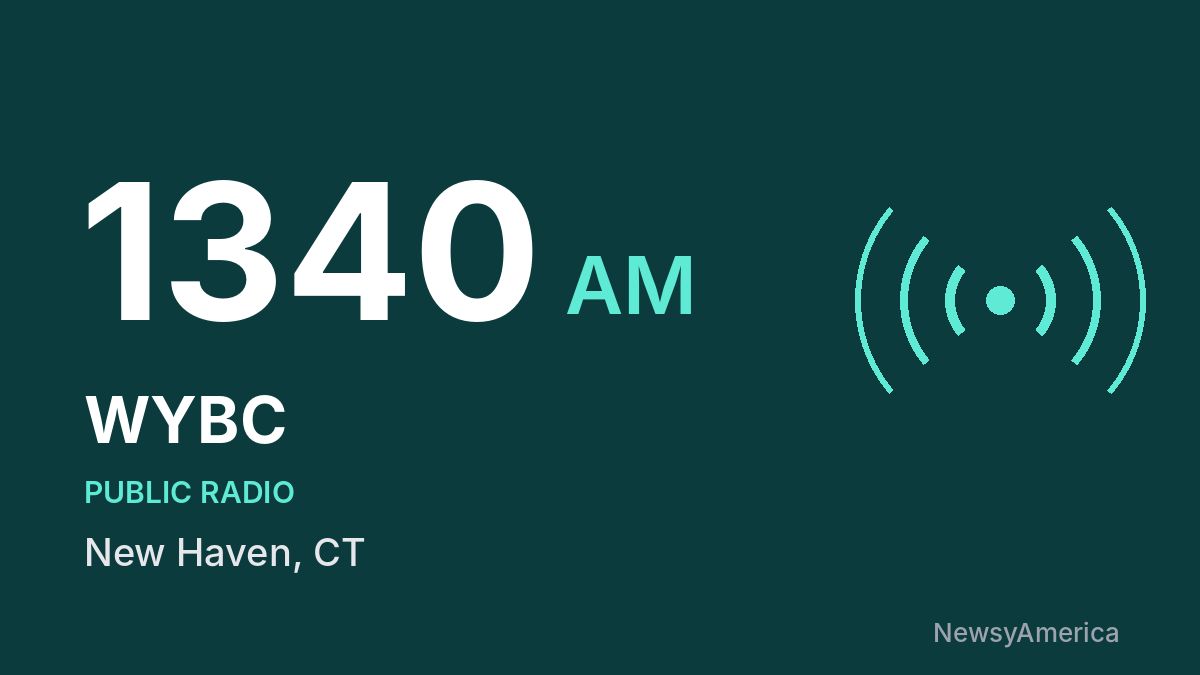 WYBC 1340 AM – New Haven