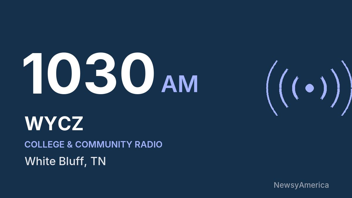 WYCZ 1030 AM – White Bluff